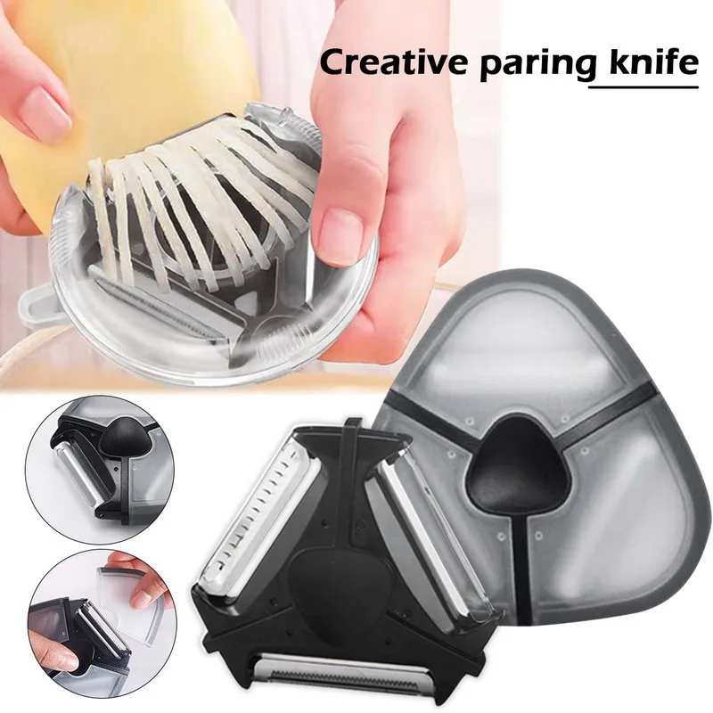 Magic Trio Peeler Set kitchen Peeler Slicer Shredder Peeler Cutter Multi Stainless Steel Blade Grater Kitchen Accessories Gadget