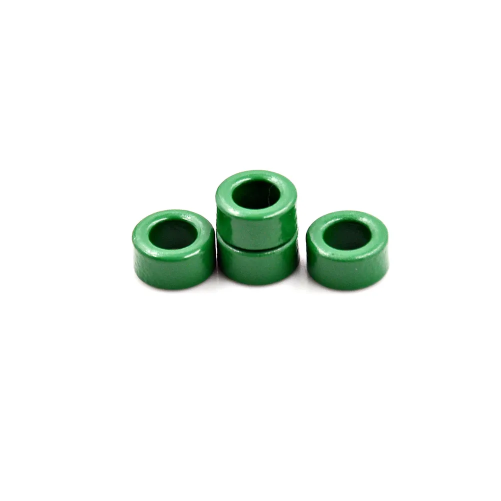 

10 Pcs /set Inductor Coils Green Toroid Ferrite Cores 10mm X 6mm X 5mm