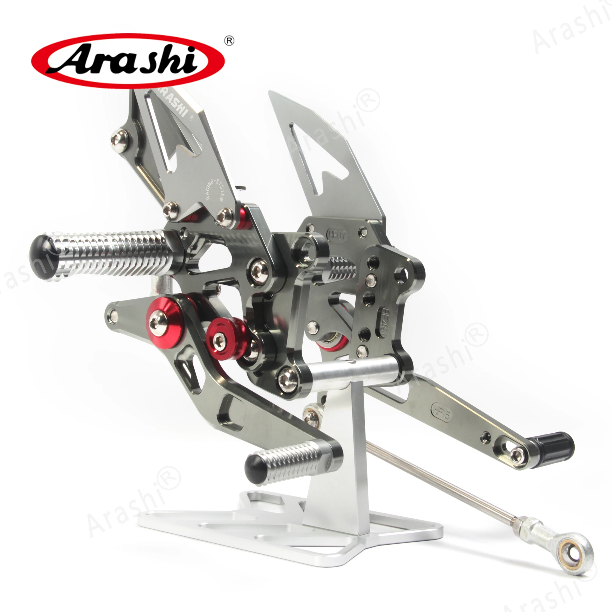 Араши CNC регулируемый Rider задняя Подножка для KAWASAKI NINJA 250R 2008 2012 подножки задние