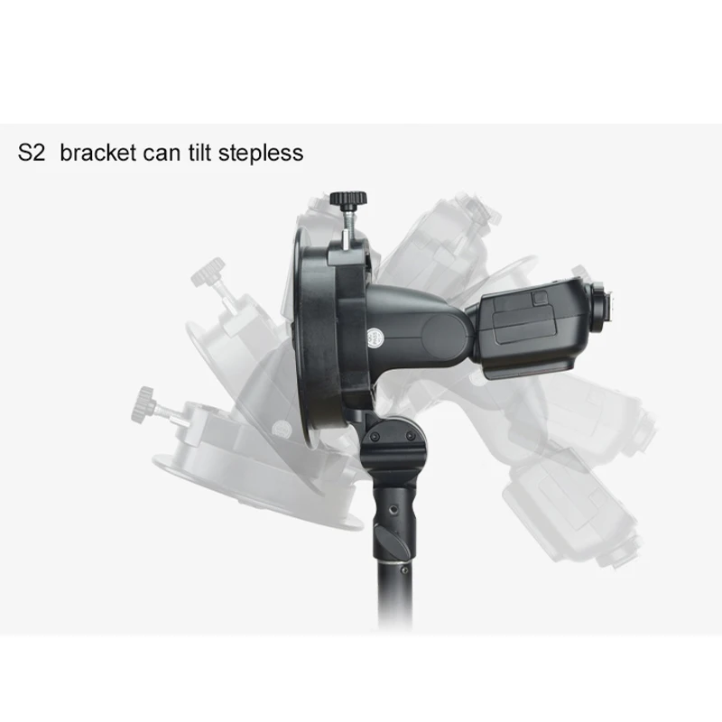 Godox S2 Speedlite Bracket Bowens Mount Flash Holder for Godox V1 Round Head Speedlite V860II TT350 Series outdoor Flash bracket