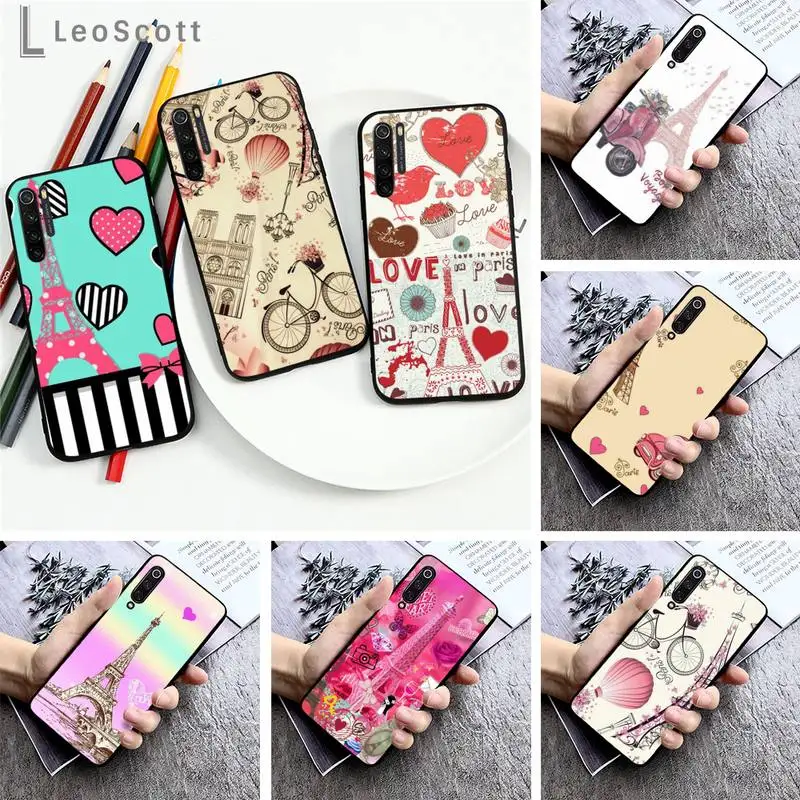 

Paris iron tower France Phone Case For Xiaomi Redmi note 7 8 9 pro 8T 9S Mi Note 10 Lite pro