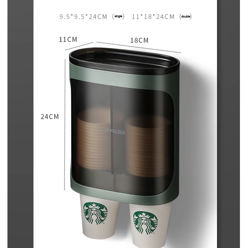 

The paper cup holder of water dispenser disposable paper cup distributor and plastic cup holder are used for wall mounted autom