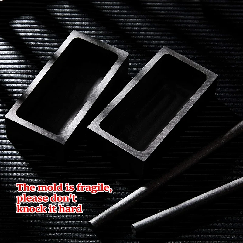 2 Pcs 1 Kg Graphite Casting Mold Crucible Mould And Stir Stick 12 X 5/16 Inch Long Stirring Rod | Инструменты