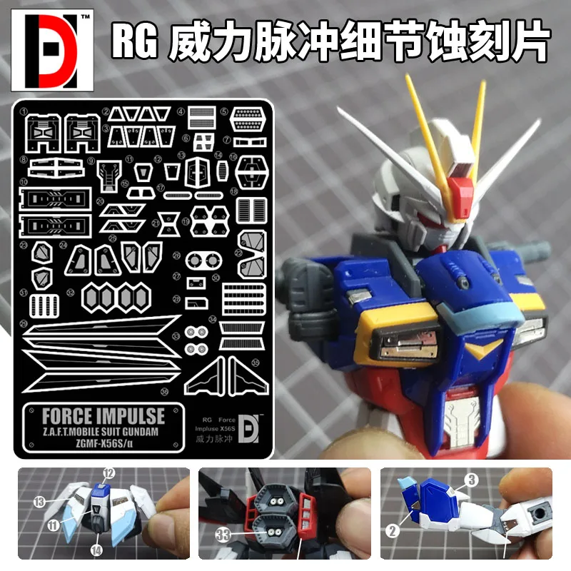 HD Точная деталь металлическая etch для RG 1/144 телефон импульсная модель Gundam
