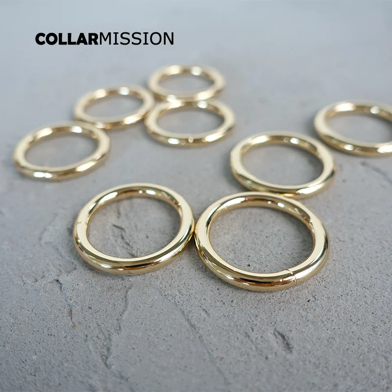 10 шт./лот металлические несварные золотые уплотнительные кольца 25 мм