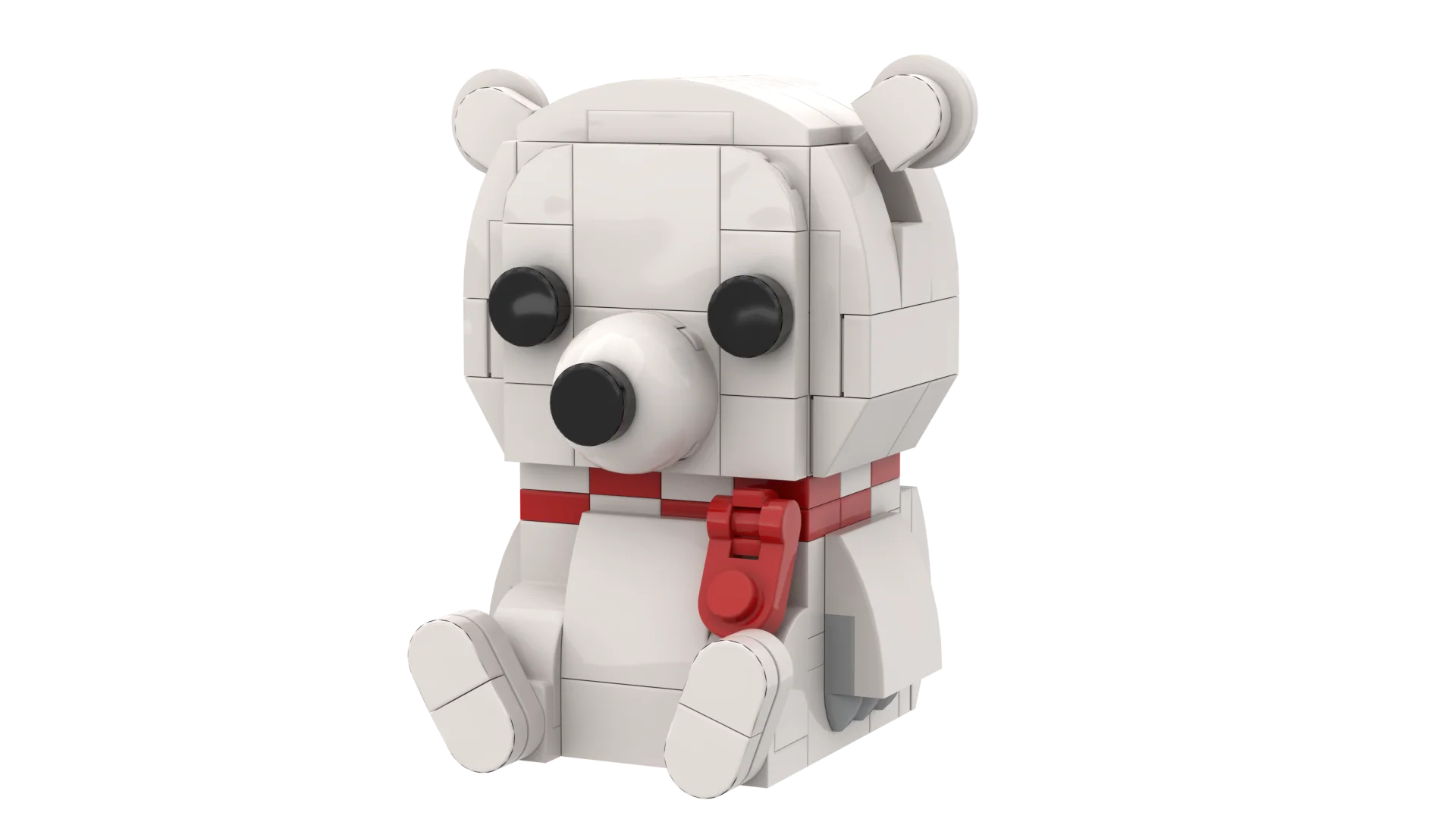 2019 Новое поступление diy moc мультяшный медведь полярный brickheadz Абердин