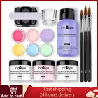 Набор акриловой пудры набор гель-лаков для ногтей кристаллическая пудра Жидкость с кисточкой для ногтей художественное оформление ногтей инструменты для наращивания маникюра