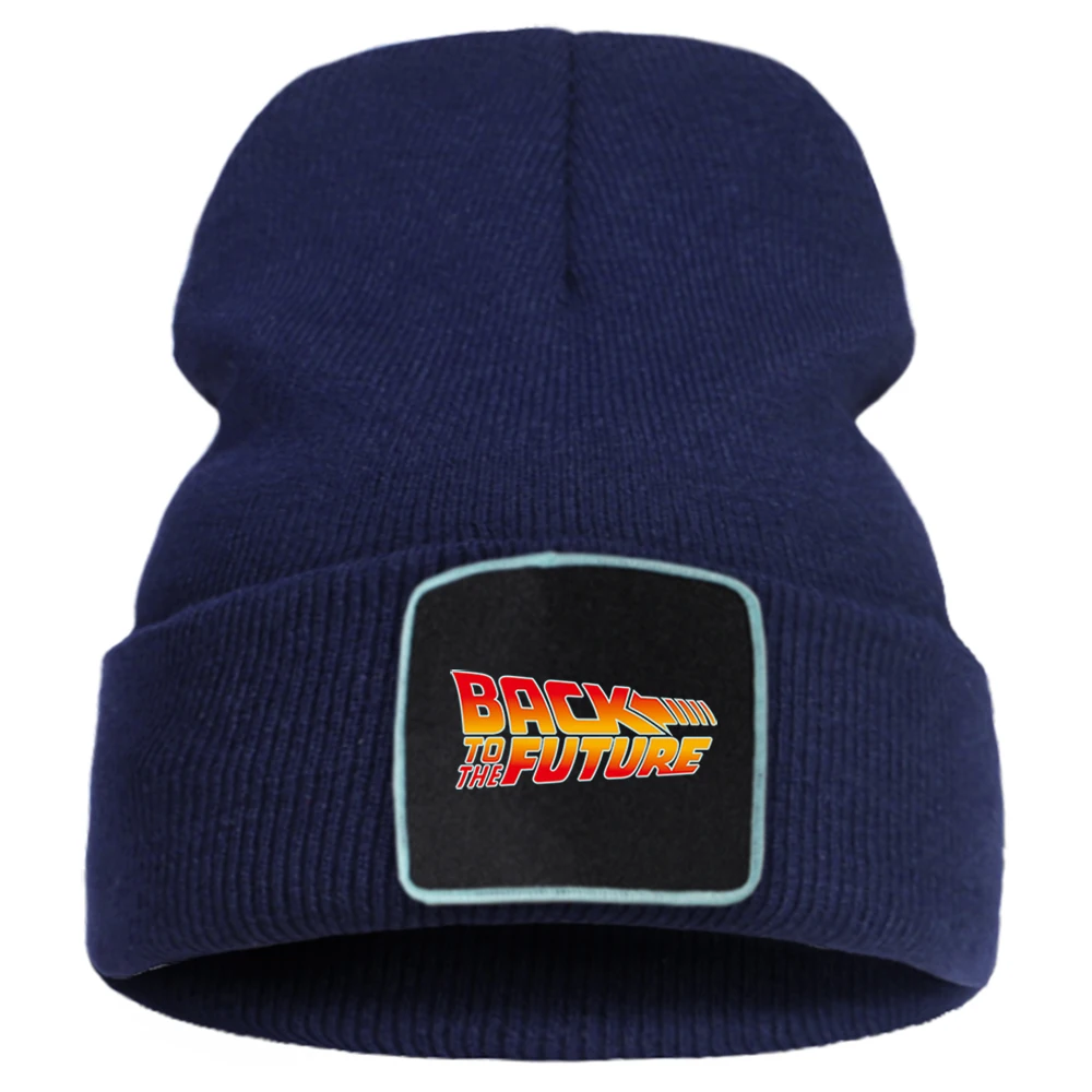 

Вернитесь в будущее, Лидер продаж, плотная модная теплая шапка без козырька, Повседневная Осенняя вязаная шапка, дышащие спортивные шапки-б...