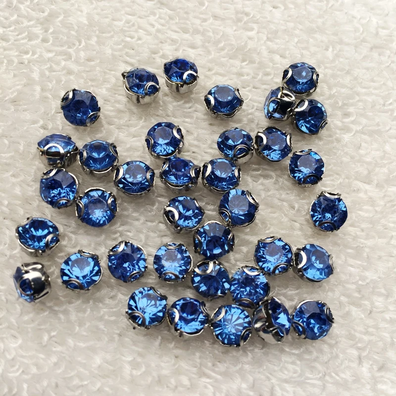 6 мм 100 шт. 3D Защита от царапин стразы пришивные камни кристаллы без стекла DIY
