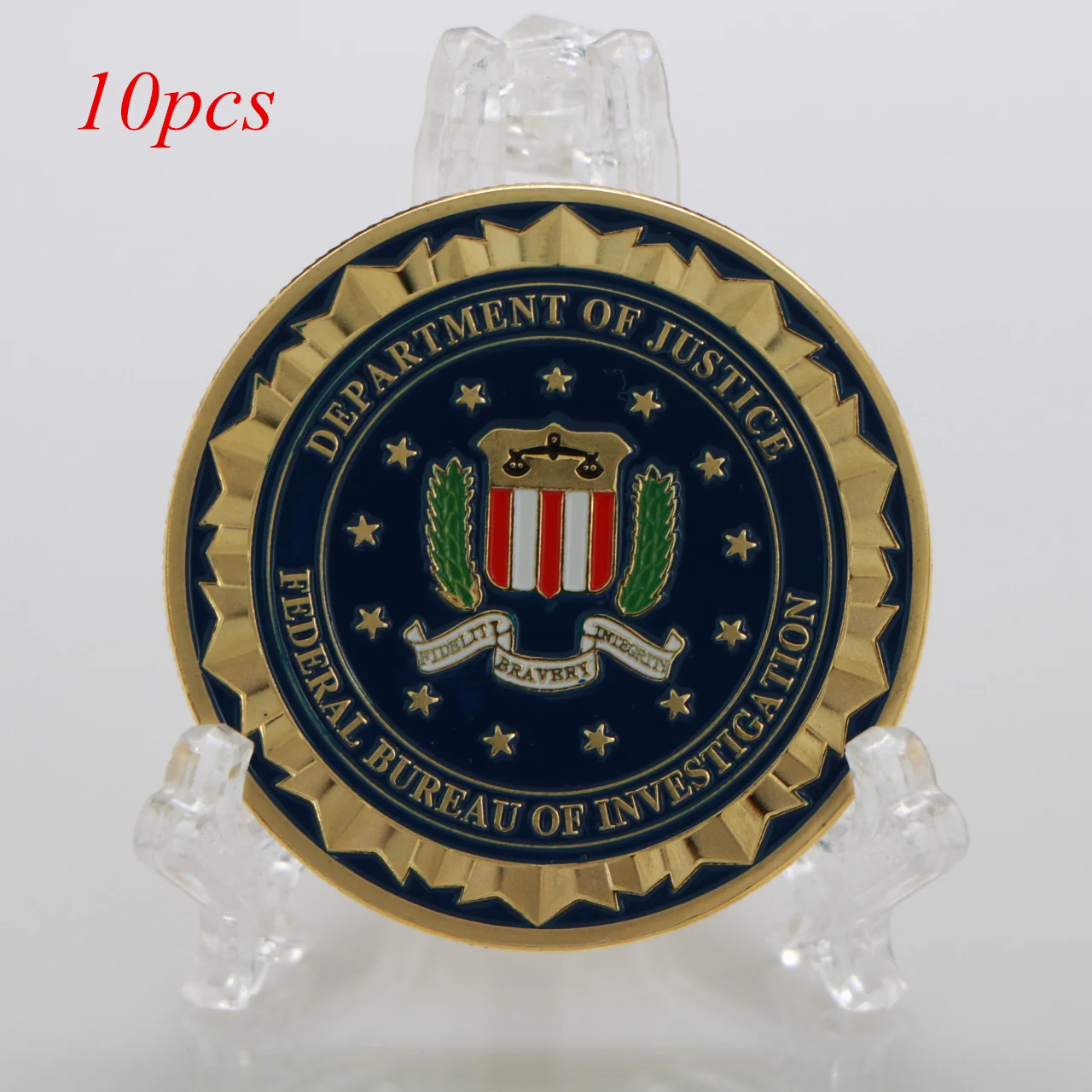 10 шт./лот Министерства юстиции Соединенных Штатов Лакированная обувь золотые
