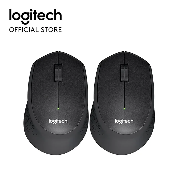 

Logitech M330 Silent Plus Wireless Mouse, 2.4 GHz, 3 Buttons, PC/Mac/Laptop/Chromebook - Black (910-004944) x 2