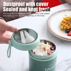 Мини-термоконтейнер для ланча, портативный пищевой контейнер с ложкой, Вакуумная чашка из нержавеющей стали, чашка для супа, изолированный Ланч-бокс