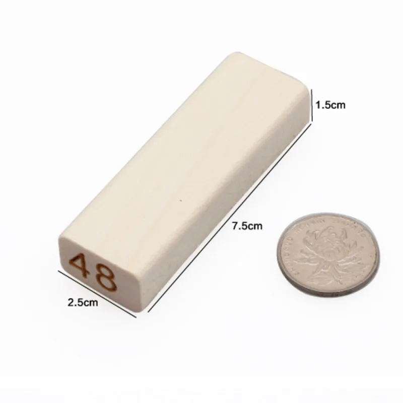 

Wooden Stacking Blocks Educational Toys Kids Interaction Game Wood Digital Jenga Building Blocks Educational Toys For Children