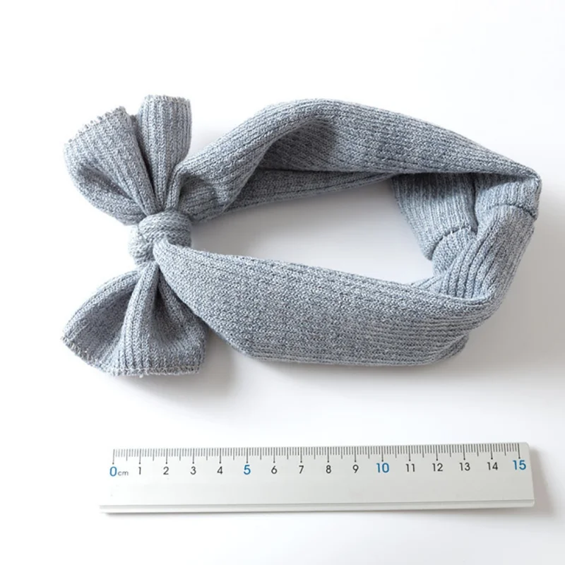 

All season Baby Cute Girls Solid Color Bowknot Headband Infant Girls Pure Cotton Headwear Apparel Photography Prop Party Gift
