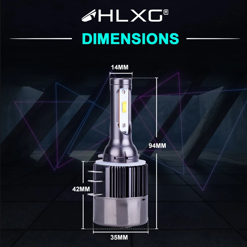 H15 Светодиодный лампочки нет ошибок фар Беспроводной 12V CSP турбо автомобиль авто