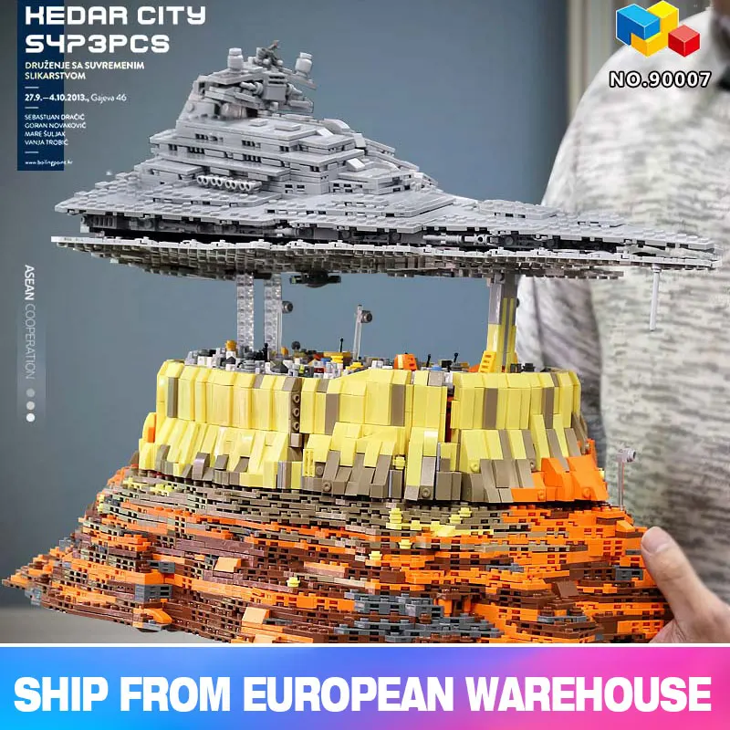 Конструктор Yeshin 05027 MOC Star Plan игрушки разрушитель круизный лайнер кирпичи Империя