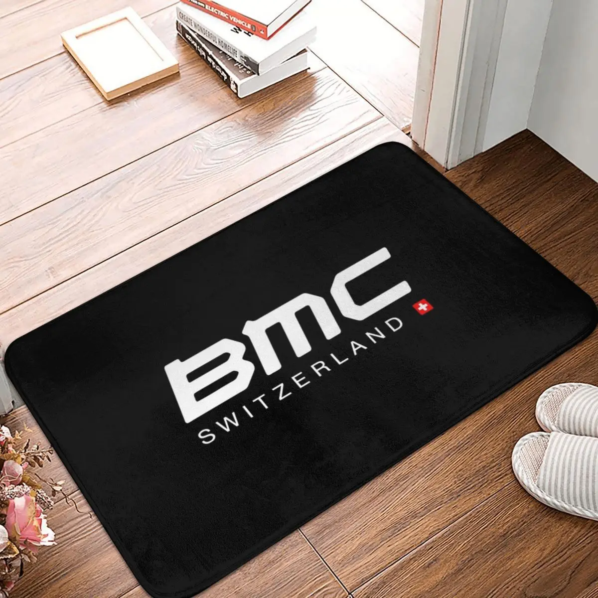 

BEST TO BUY BMC Bikes Doormat Carpet Mat Rug Polyester PVC Anti-slip Floor Decor Bath Bathroom Kitchen Bedroom 40*60
