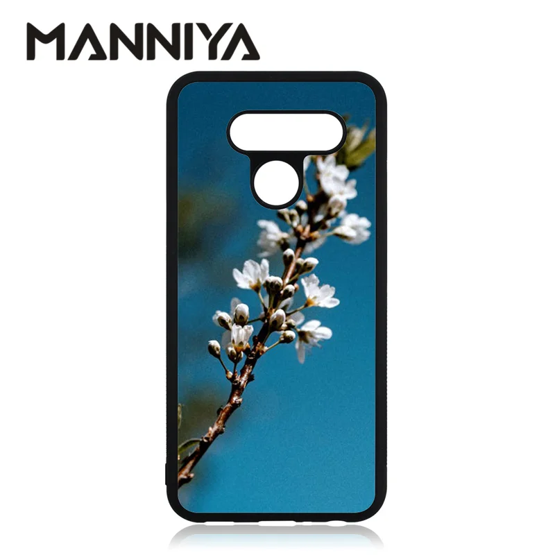 MANNIYA for LG G Series K Q V Blank Sublimation rubber Case with Aluminum Inserts 10pcs/lot | Мобильные телефоны и