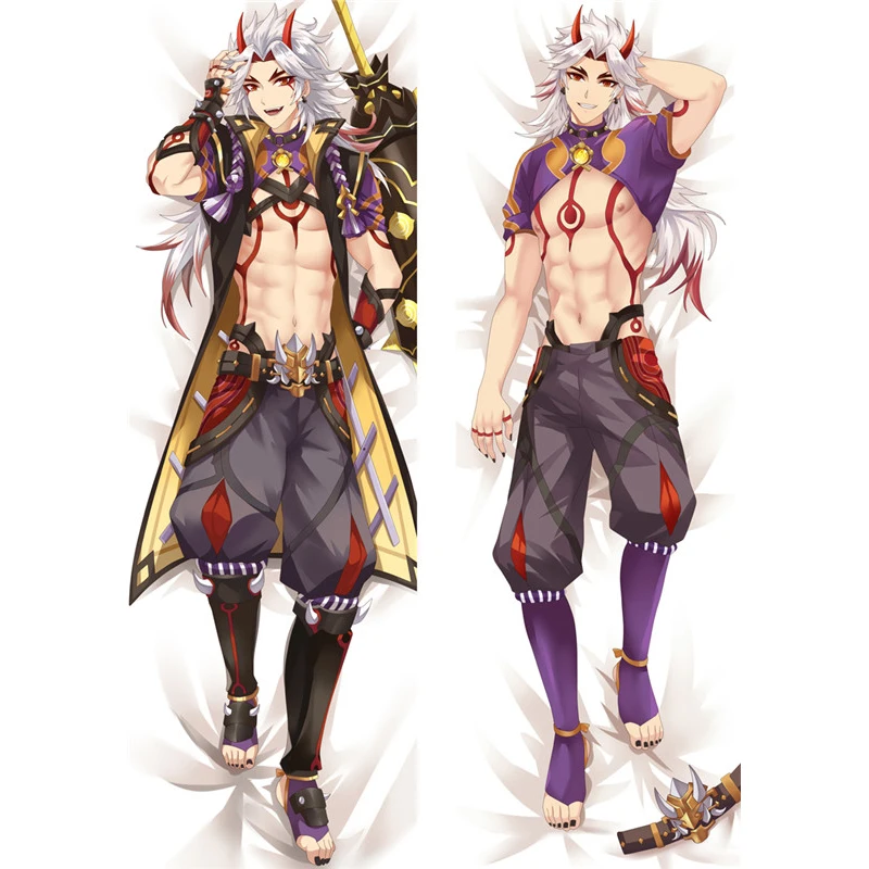 

Наволочка для косплея из игры «Genshin Impact Dakimakura Arataki Otaku»