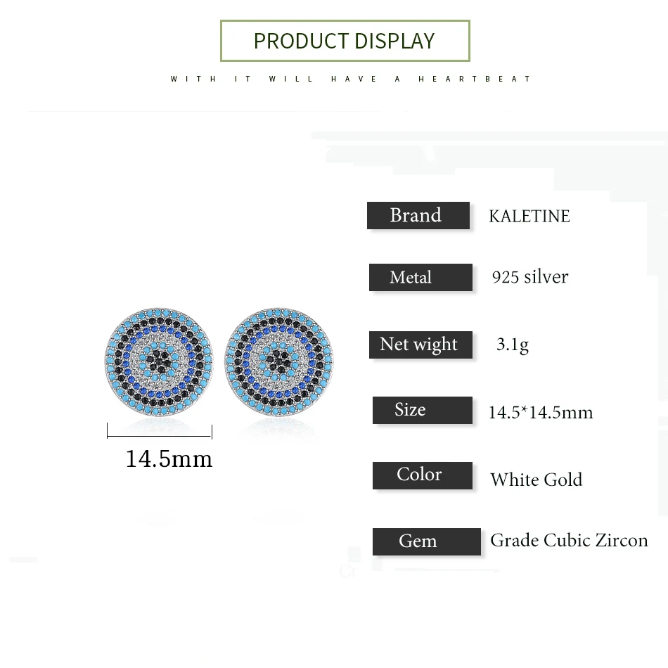 Женские серьги-гвоздики из серебра 925 пробы с фианитом | Украшения и аксессуары