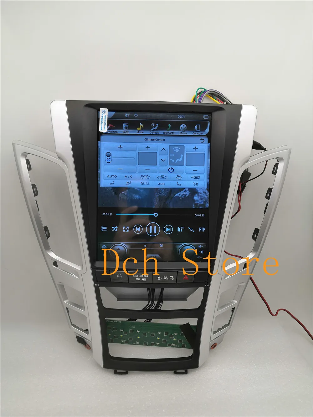 10.4'' Vertical Screen Tesla Style Android 8.1 Car DVD player GPS for Cadillac Old CTS 2007 2008 2009 2010 2011 2012 RADIO PX6
