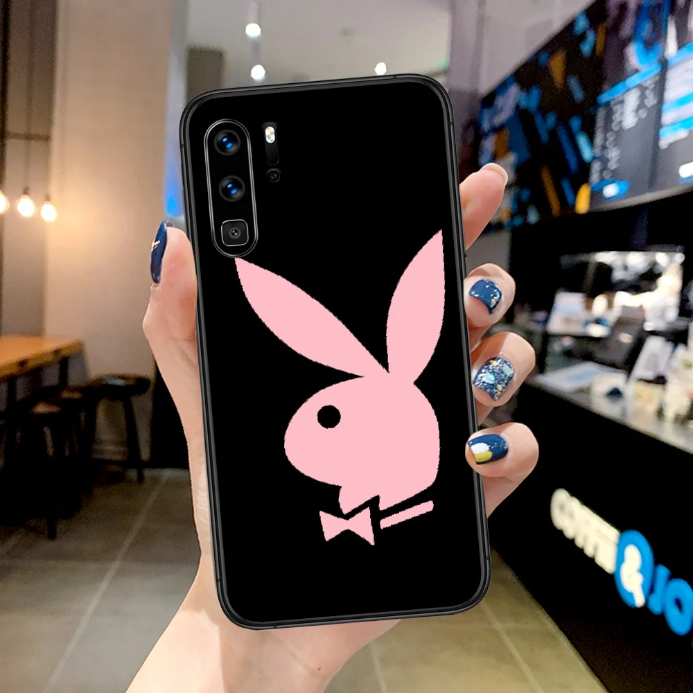 

Motirunner Playboy Brand Phone Case For Huawei P Mate Smart 10 20 30 40 Lite Z 2019 Pro black Cell 3D Waterproof Pretty Funda