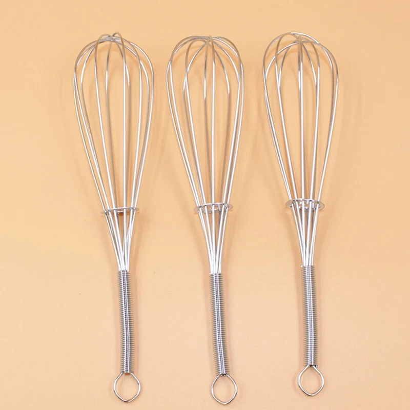 1pcs Stainless Steel Hand Whisk Cream Agitator Kitchen Gadgets and Surface for Eggbeater Egg Extraction Cooking Tools | Дом и сад
