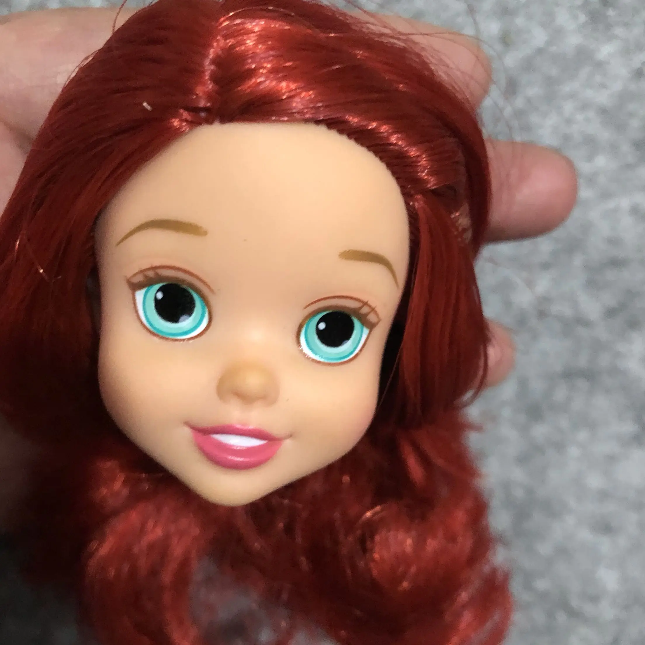 Милая Детская Русалка Белль кукла голова игрушка принцесса девочка Сделай Сам