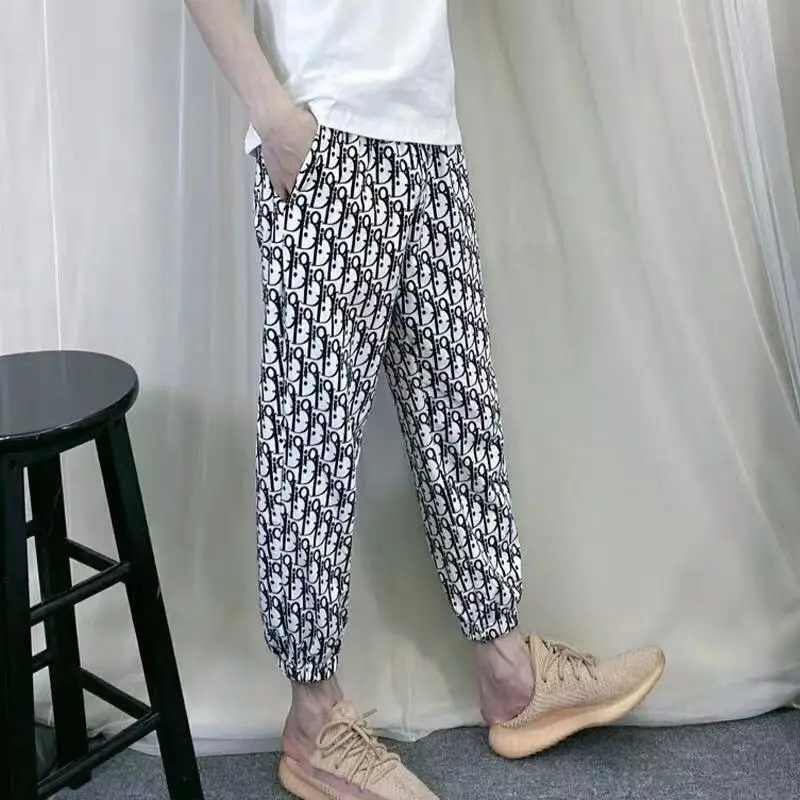 

New Men's Kwai Pants, Casual Pants, Social Spirit, Nine Points, Pants, Net Red, Summer Express, Red Man and Trousers.