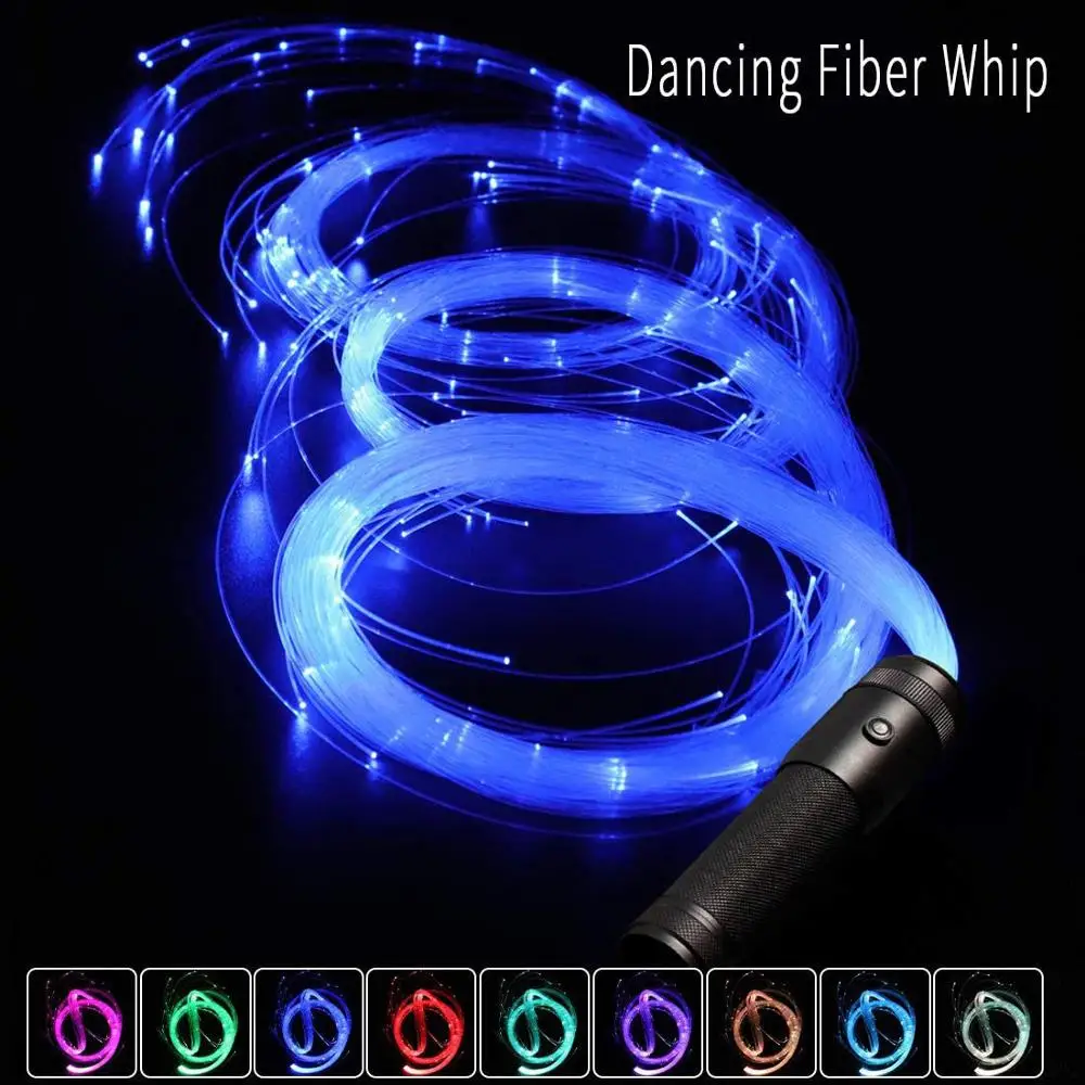 Хлыст оптоволоконный со светодиодной подсветильник кой 12 цветов | Дом и сад