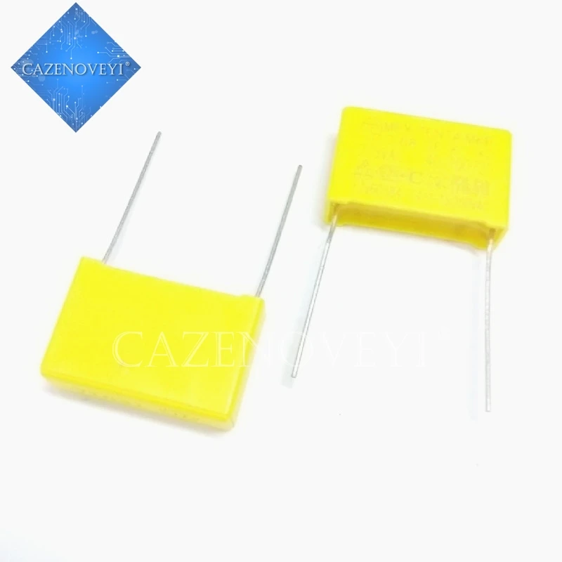 

10pcs/lot 470nF capacitor X2 capacitor 275VAC Pitch 15mm X2 Polypropylene film capacitor 0.47uF