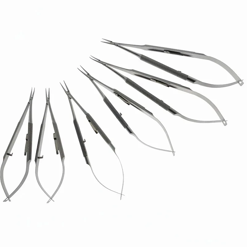 

Needle Holder with Lock Stainless Steel Ophthalmic Surgical Instruments Articulos Veterinarios