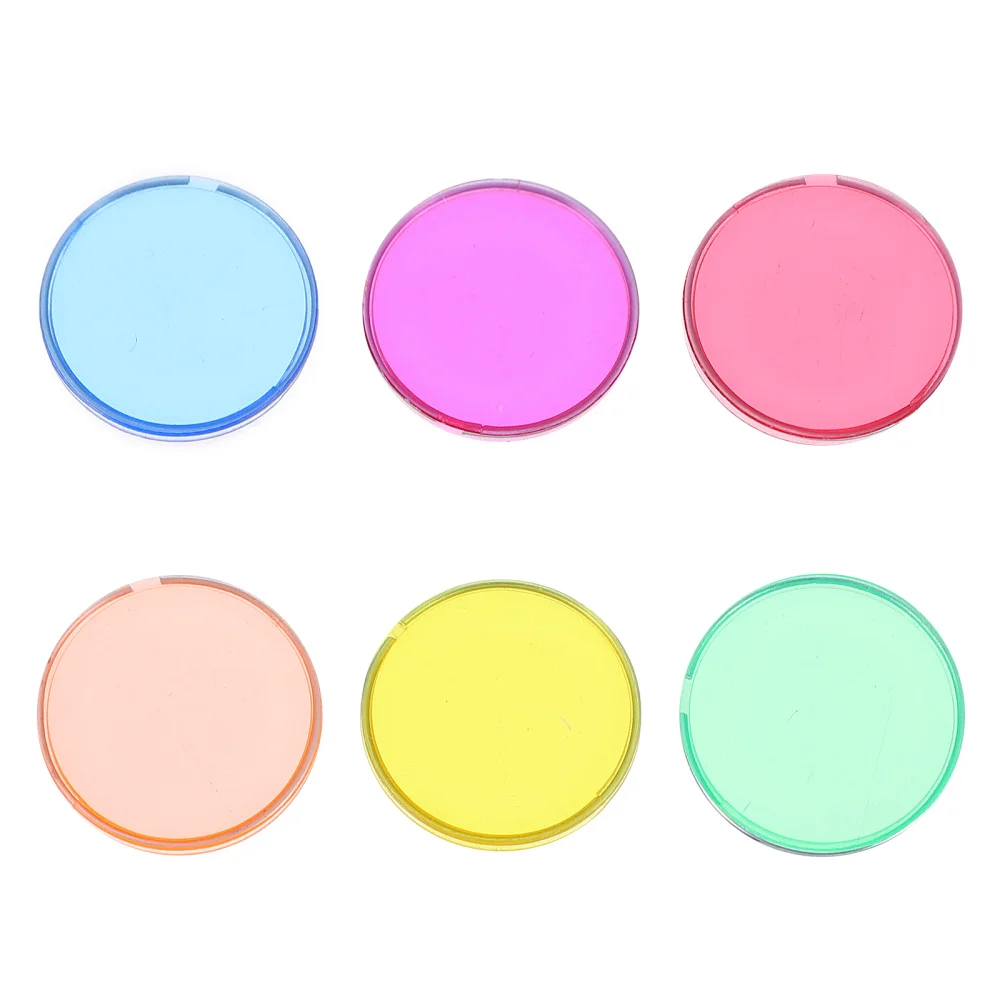 

100Pcs Round Chips Game Counting Chips Kids Early Math Teaching Discs