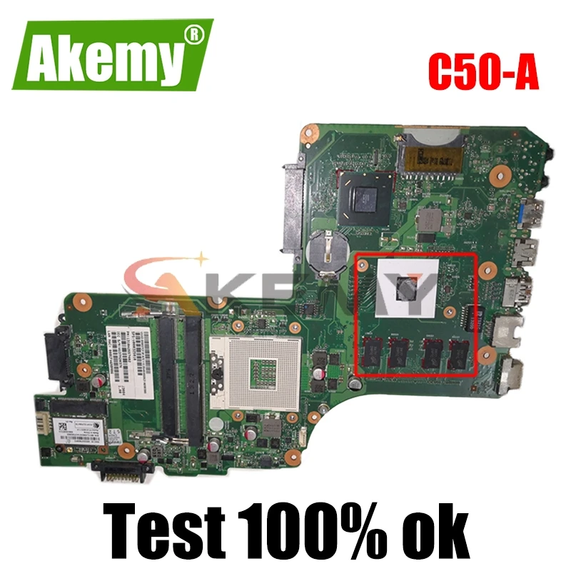 

AKEMY для TOSHIBA Satellite C50-A 6050A2557401-MB-A02 N14M-GL-S-A2 SLJ8E DDR3 материнская плата полный тест 100% работы