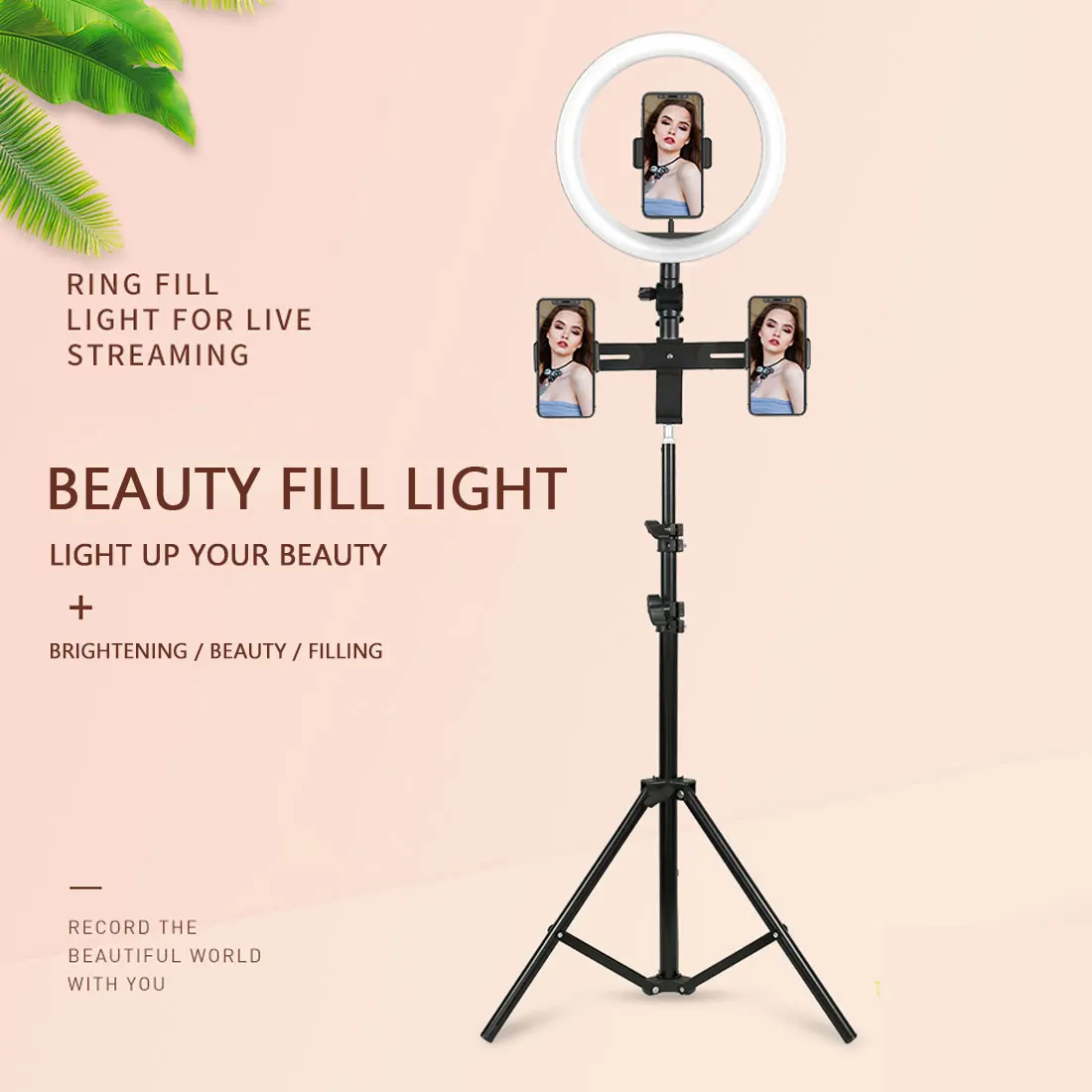 Светодиодный светильник для фотографии 14/6 дюйма приглушаемый светодиодный