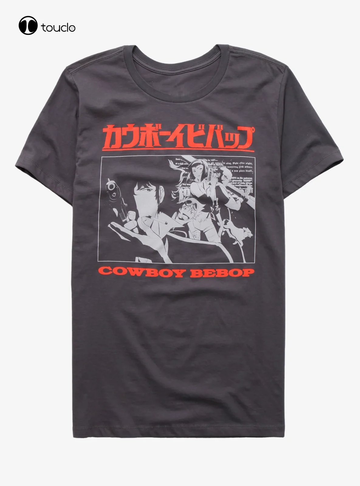 

Новая футболка Cowboy Bebop, серая футболка для группы, хлопковая футболка