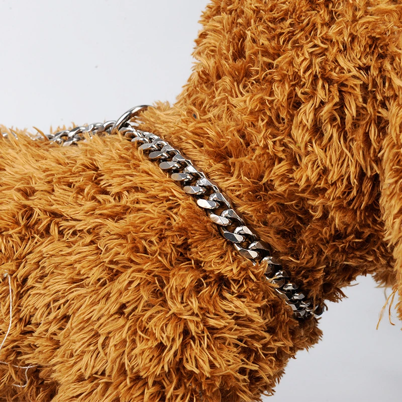 Сверхпрочный ошейник для собак из нержавеющей стали дрессировочный больших