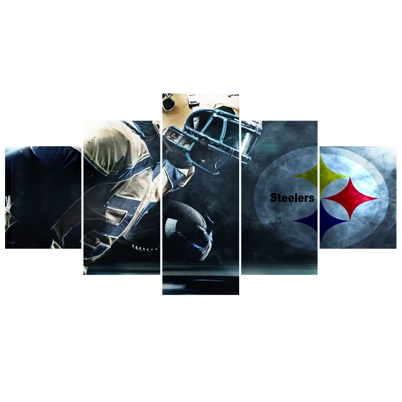 Sport Ball Patriots Team Paintings Wall Home Decor New England Canvas Painting Calligraphy For Living Room Bedroom
