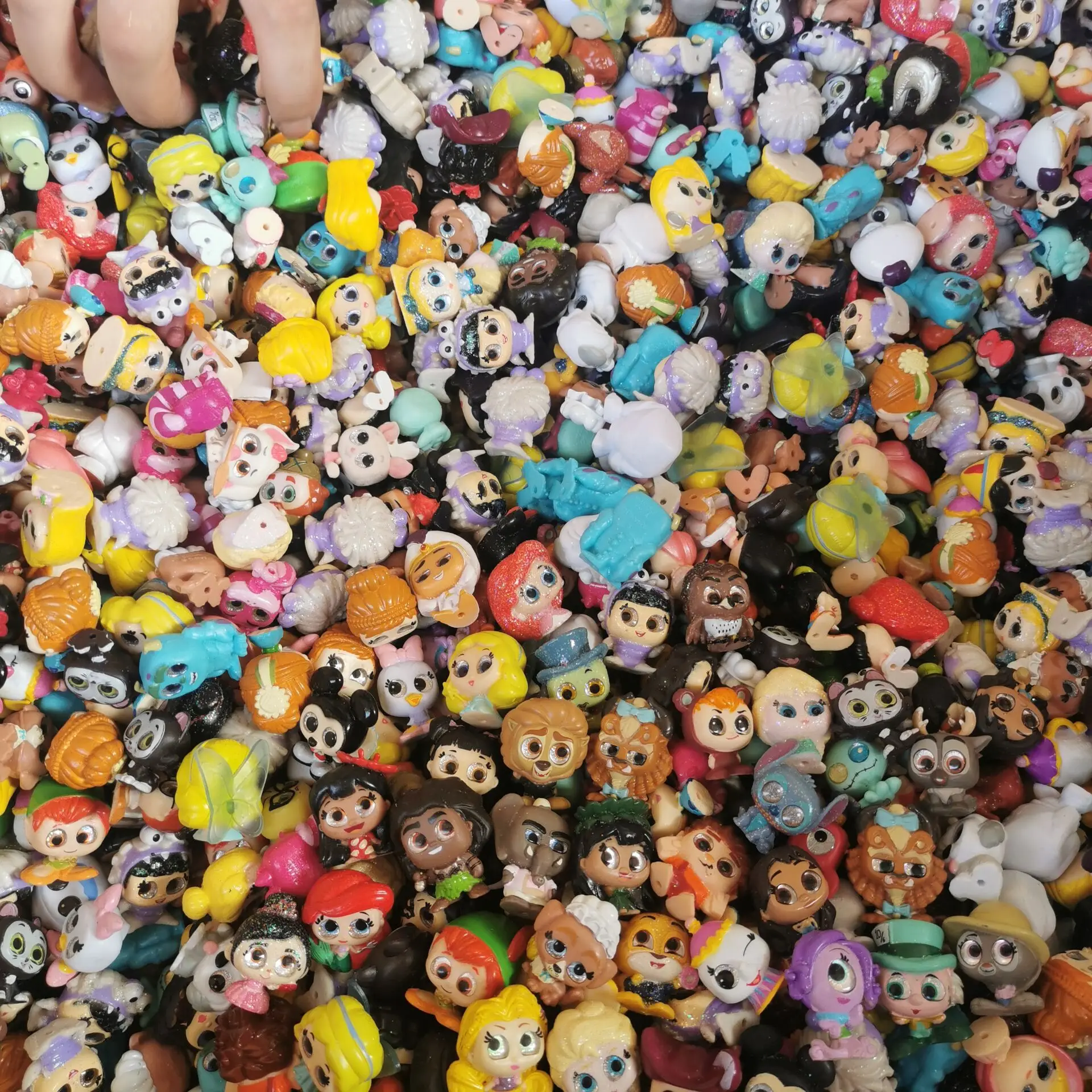 100 шт./лот 2020 случайные игрушки герои мультфильмов Микки принцесса 3D куклы