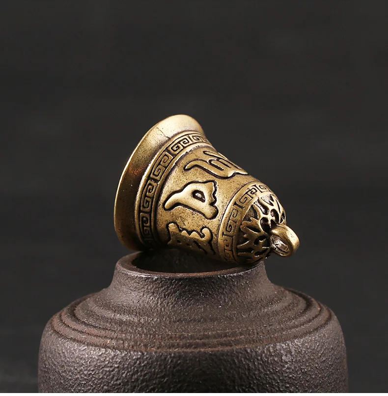 Латунный брелок ручной работы с кольцевым кольцом искусственное украшение