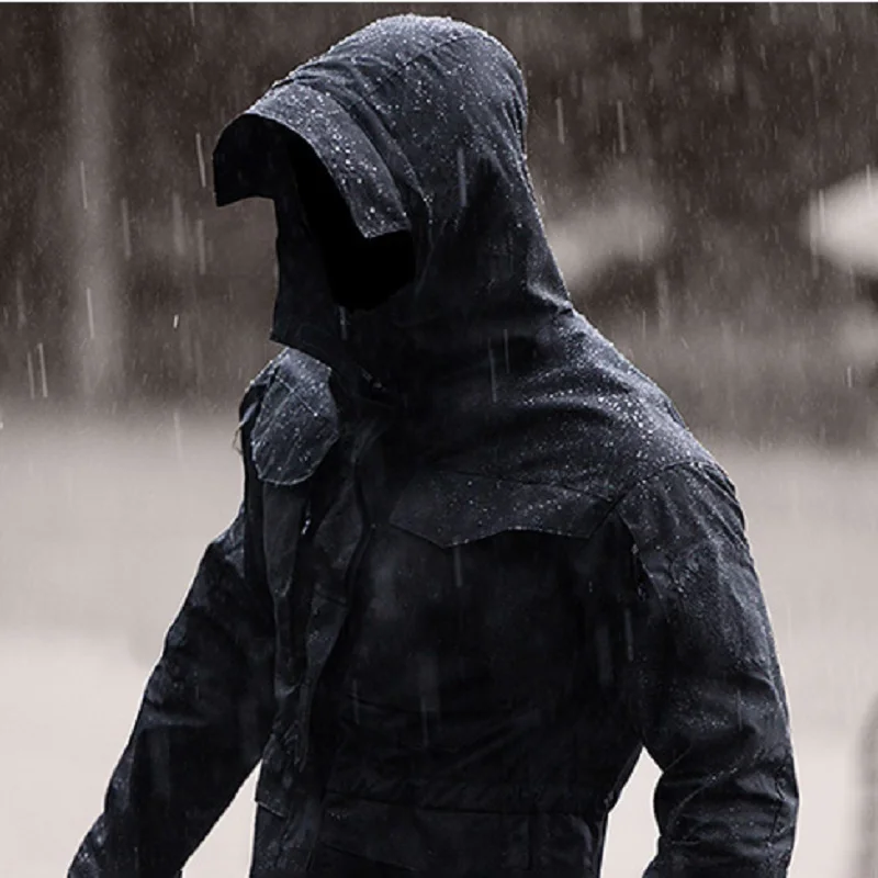 Мужская уличная куртка M65 водонепроницаемая с капюшоном в стиле милитари для - Фото №1