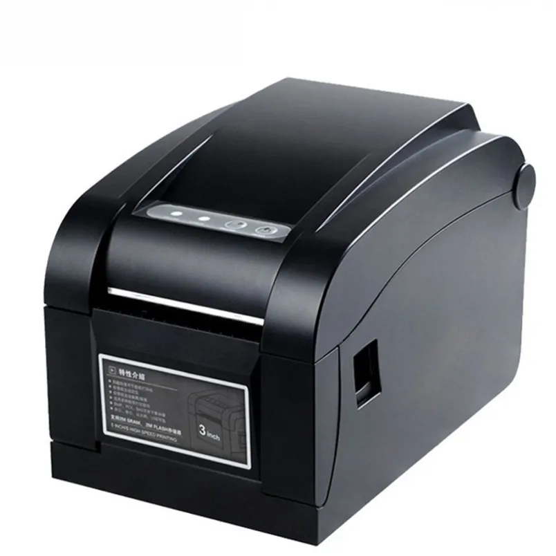 80mm Thermal Barcode Label Printer High Quality Sticker Print Quick Support Bar Code Qr