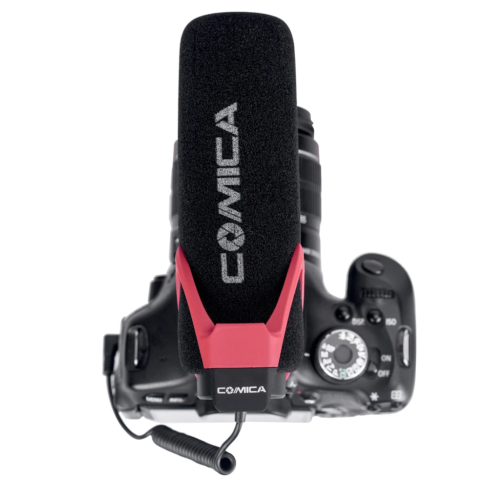 Микрофон COMICA CVM-V30 LITE с суперкардиоидным полярным рисунком холодным башмаком