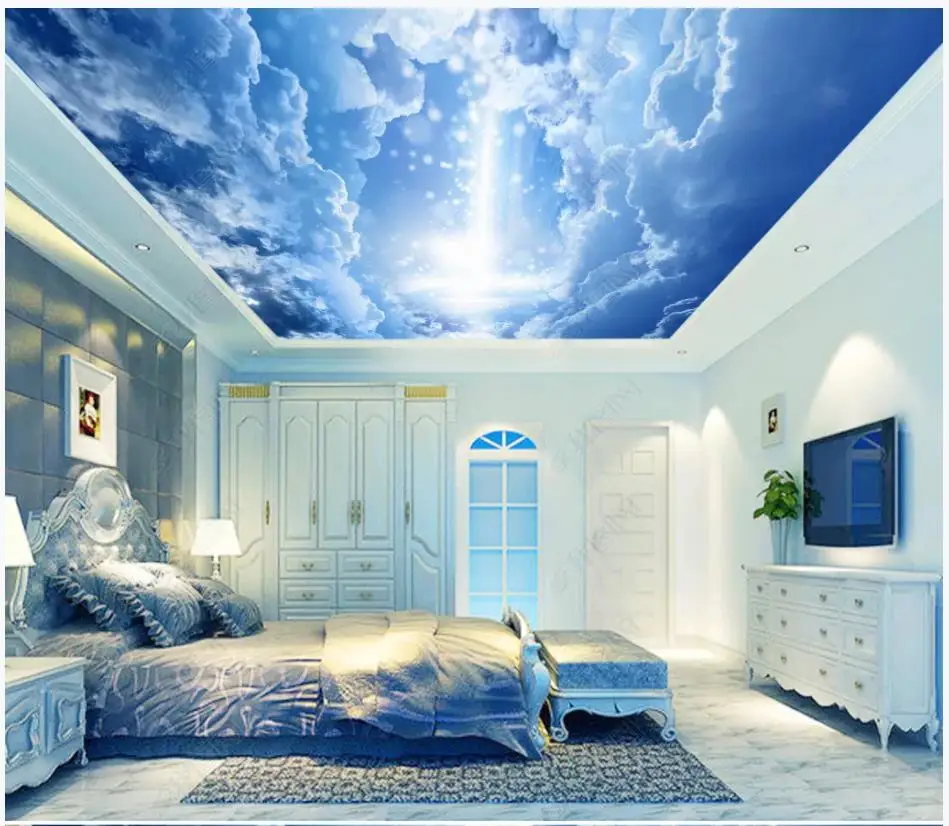Настенные 3D-обои zenith на заказ фрески для стен с рисунком сказочного неба облаков