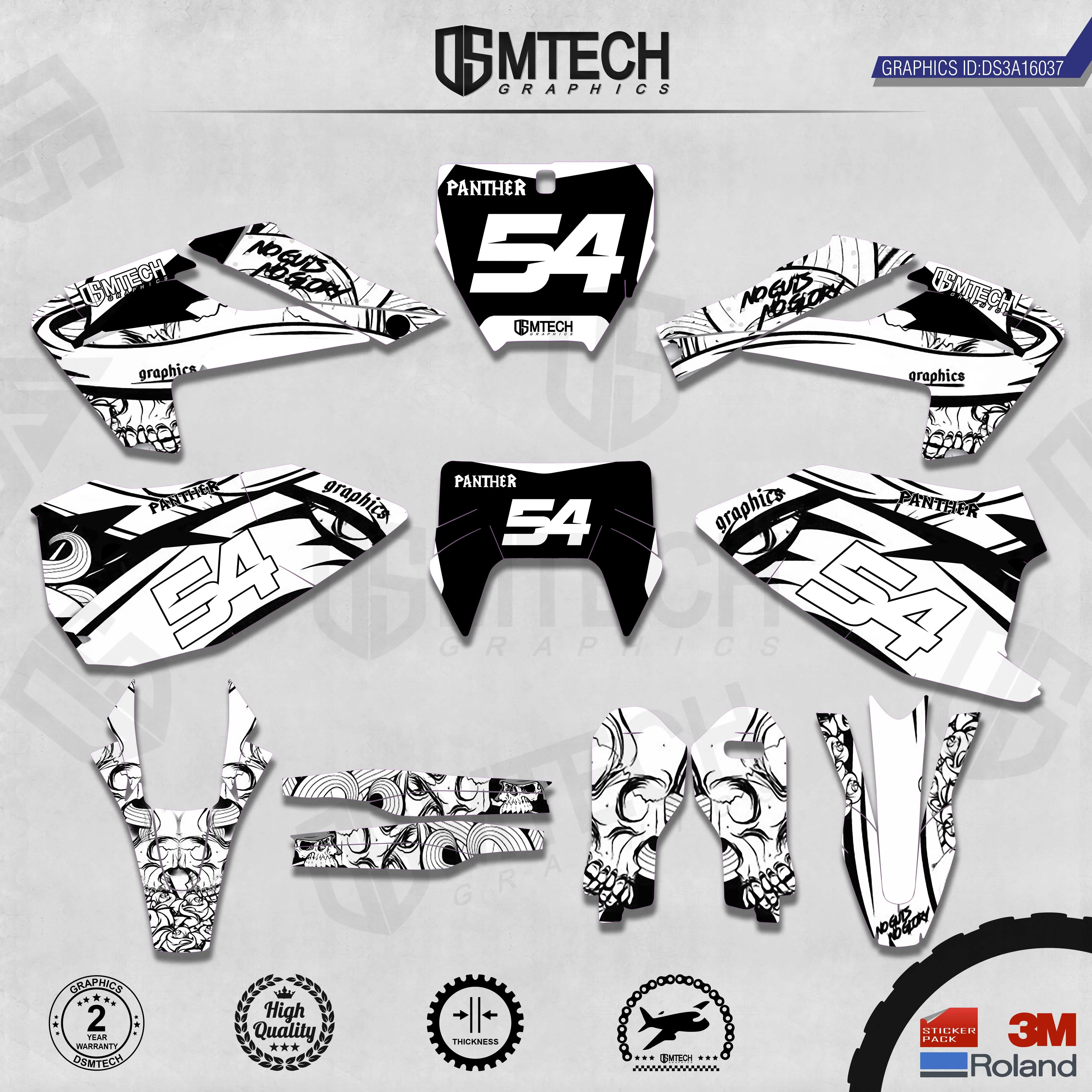 DSMTECH графика команды на заказ Фоны наклейки 3m для TC FC TX FX FS 2016 2018 TE FE 2017 2019