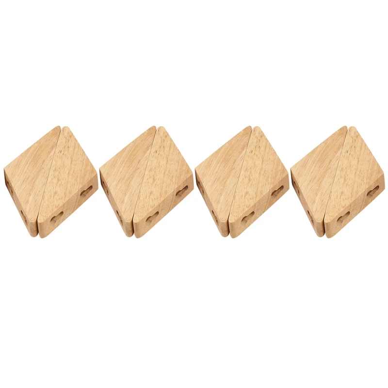 

8Pcs Natural Wood Clothes Hanger Wall Mounted Coat Hook Decorative Key Holder Hat Scarf Handbag Storage Hanger Bathroom Rack