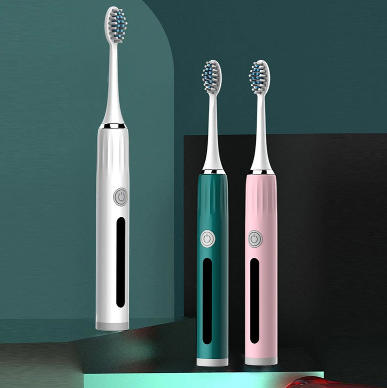 

HLIMAITONG Battery type toothbrush 1 model battery brush teeth whitening sonic electric toothbrush adult children
