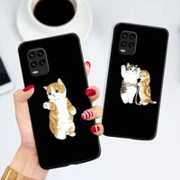 funny cartoon cat phone case for xiaomi mi 10t 11 pro redmi note 7 8 9 10 pro 8t 9t 9s 9a 10