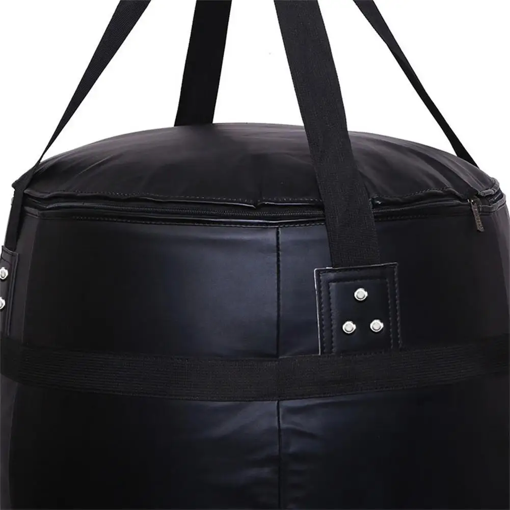 

Heavy Punching Bag Unfilled PU Leather Kickboxing Bag Training Exercises Equipment For Home And Gym Boxing Fitness With Zipper