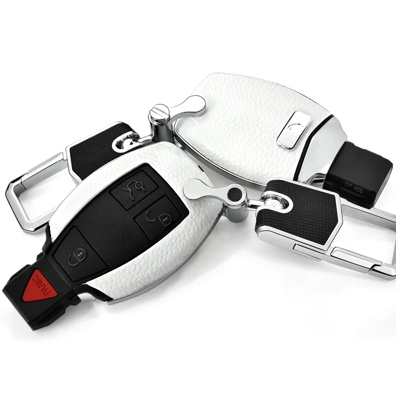 Кожа оболочки держатель чехол для дистанционного ключа от машины крышка Mercedes benz